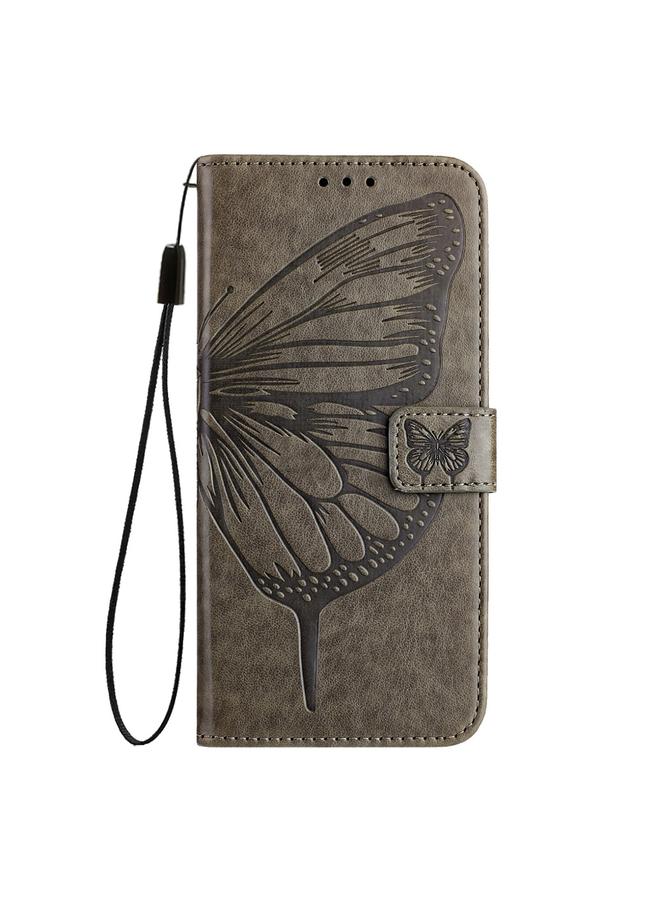 Zaboon Case For Infinix Note 40 Pro 5G Embossed Butterfly Leather Phone Case - Image 2
