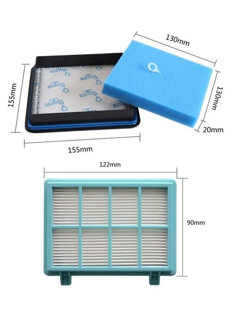 Generic HEPA filters For Philips Power Pro Compact FC9331/09 FC9332/09 FC8010/01 Vacuum Cleaner Parts Foam Filter  - Image 2
