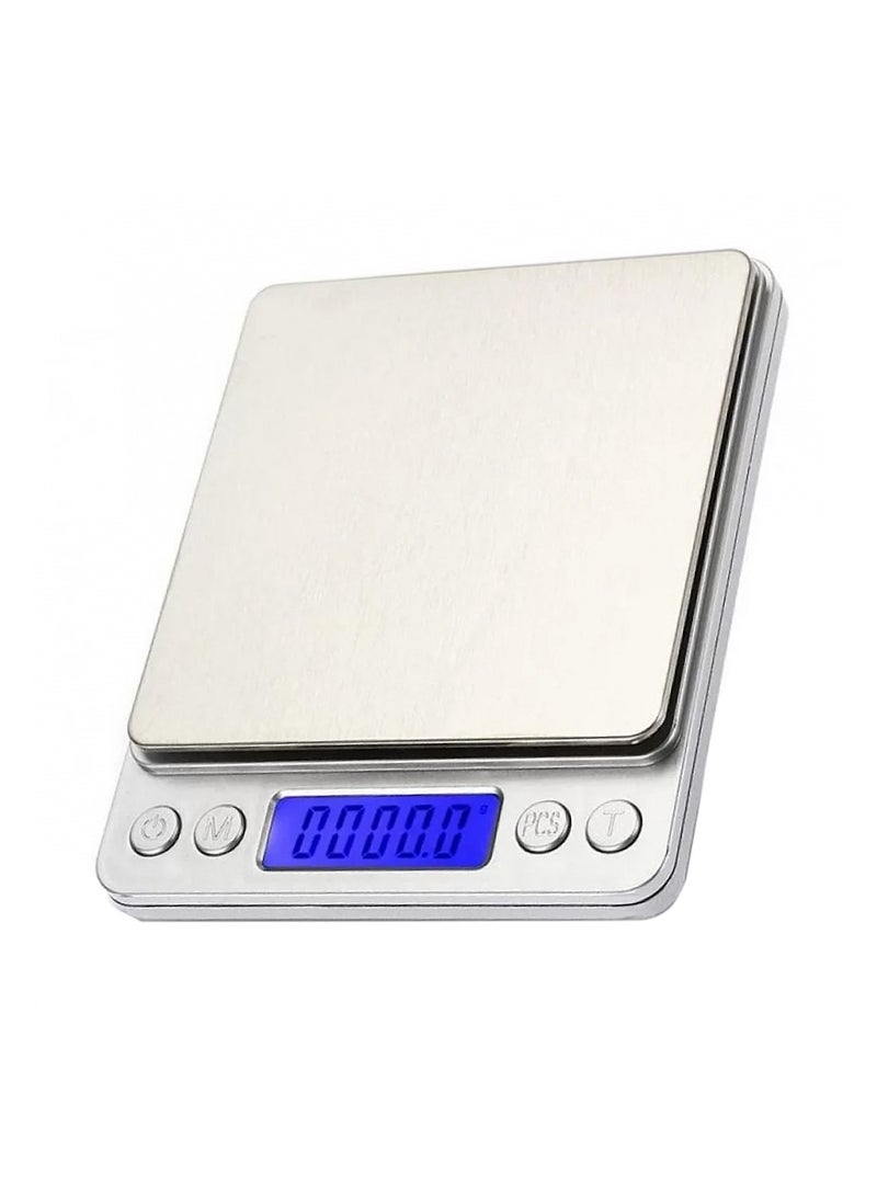 كراون ميزان مجوهرات رقمي دقيق من 0.01 إلى 500 جرام، كراون KW-46011 - أبيض - Image 1