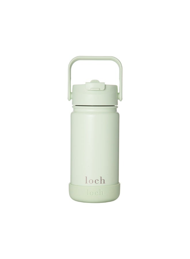 Loch 420ml (14 Oz) Monochrome Water Bottle Matcha Mint - Image 2