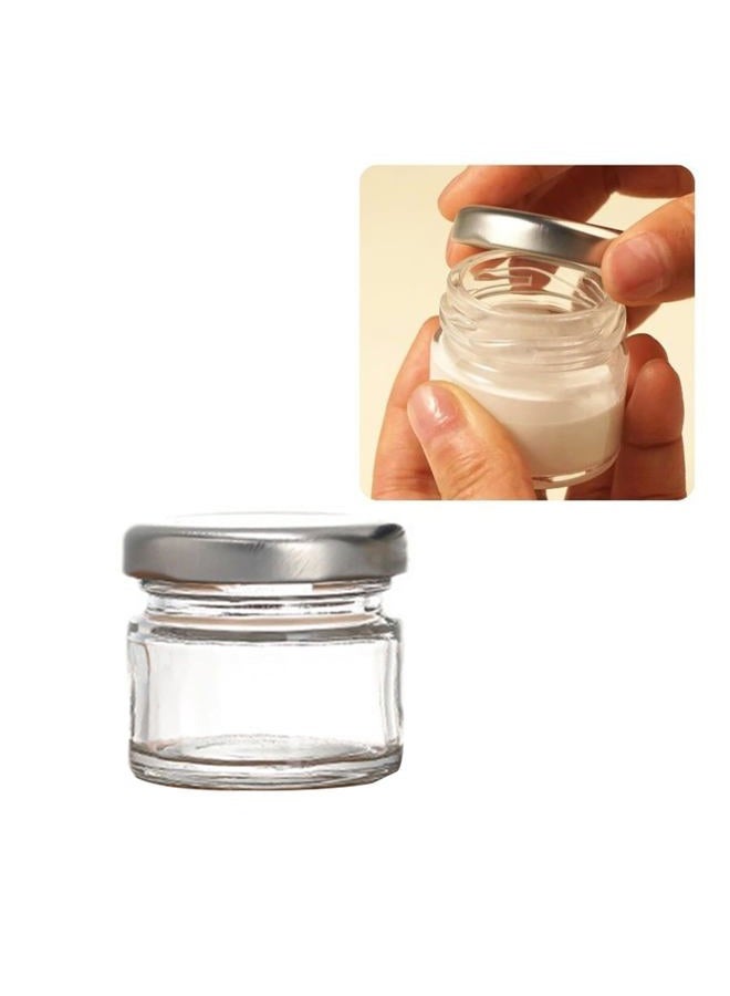 Yushen 10 قطع زجاجات حبر صغيرة مع أغطية لولبية لحامل قلم الخط المائل فارغة لأواني حبر القلم الغاطس ديكور مكتبي هدايا مدرسية (25 مل) - Image 1