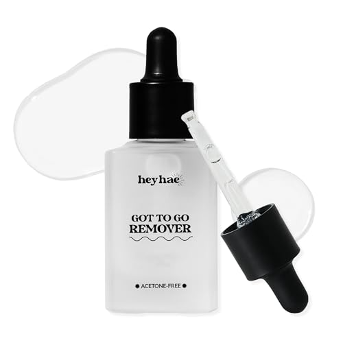 Heyhae Got To Go Remover - Semi-Cured Gel Nail Strip Remover | Non-drying Hypoallergenic Solution | Gentle and Moisturizing Acetone Free Formula - Image 1