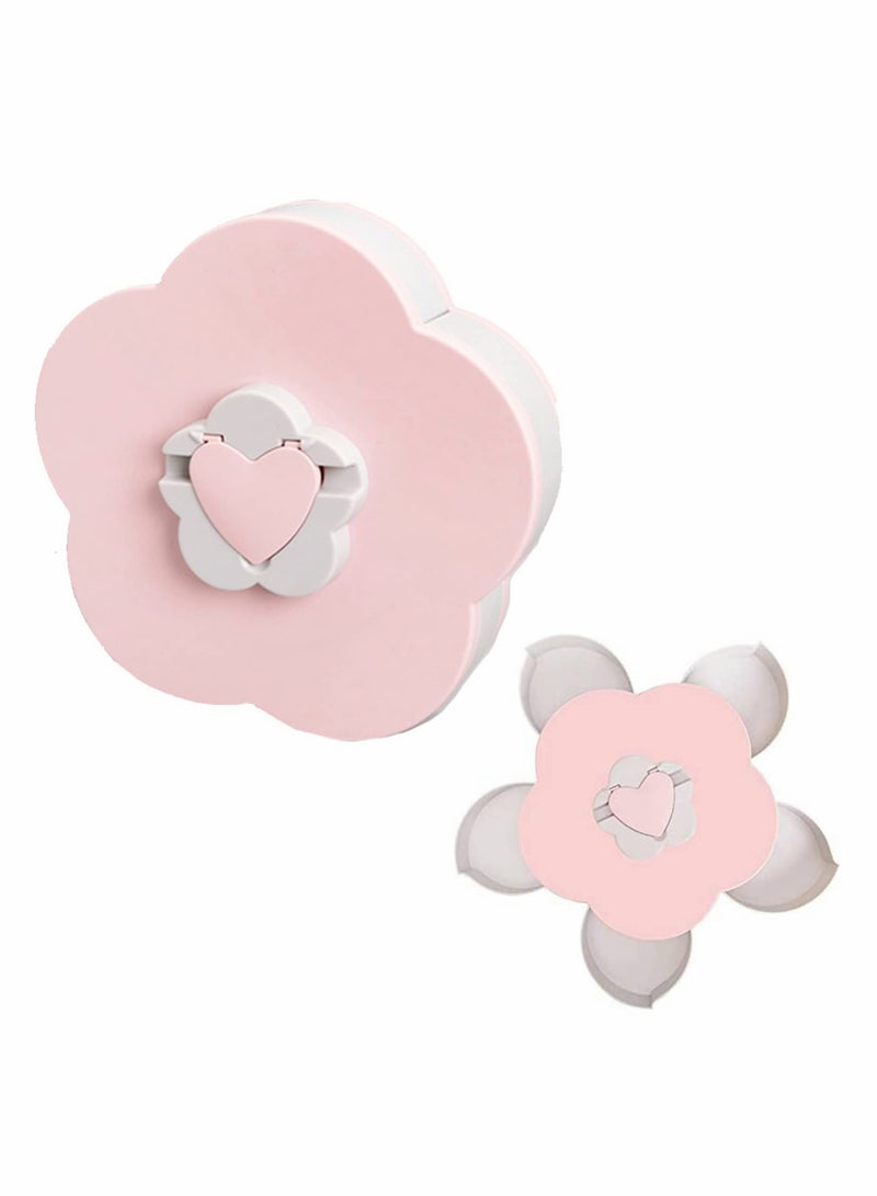 Rotating Flower Snack Dish for Dried Fruits and Treats , Plastic Storage Tray for Home and Events - Image 1