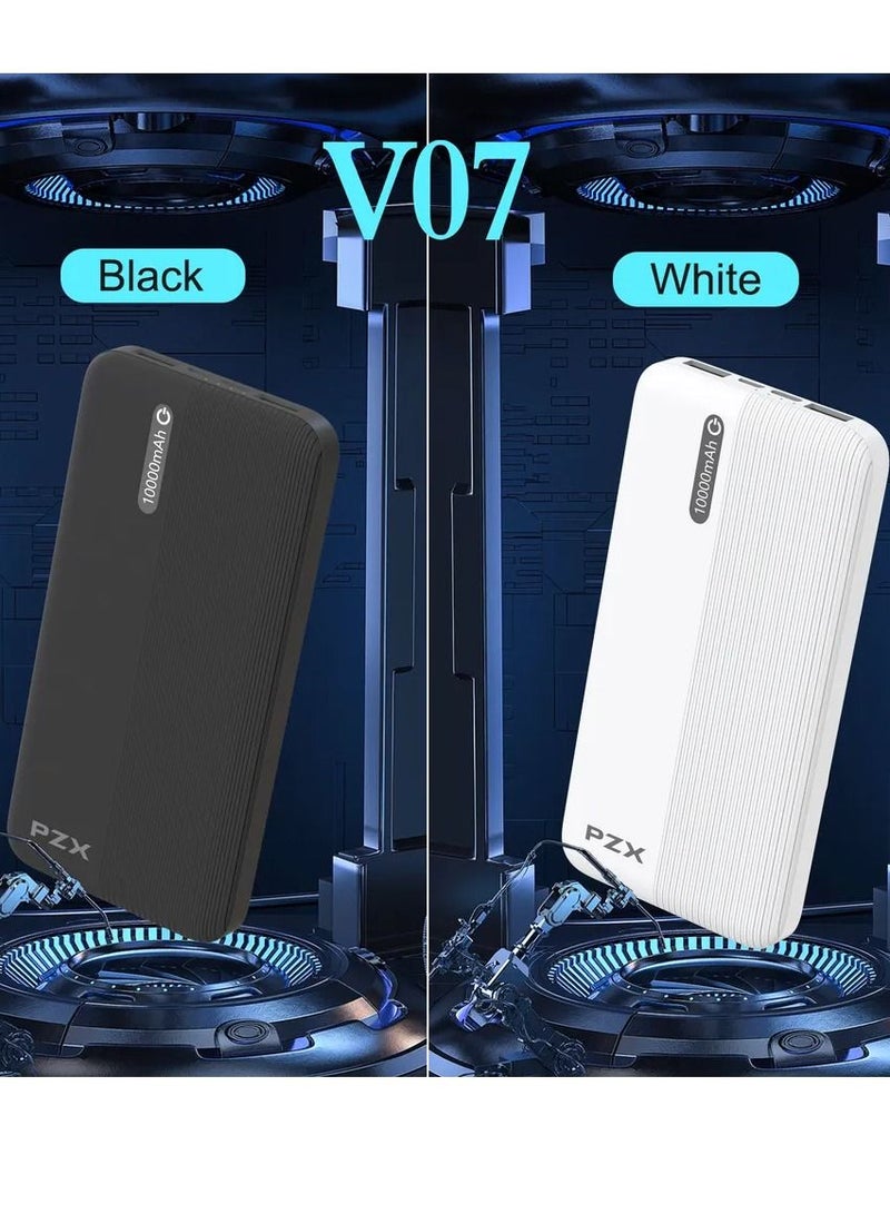 PZX Power Bank 10000mAh 2USB Black/White - Image 5