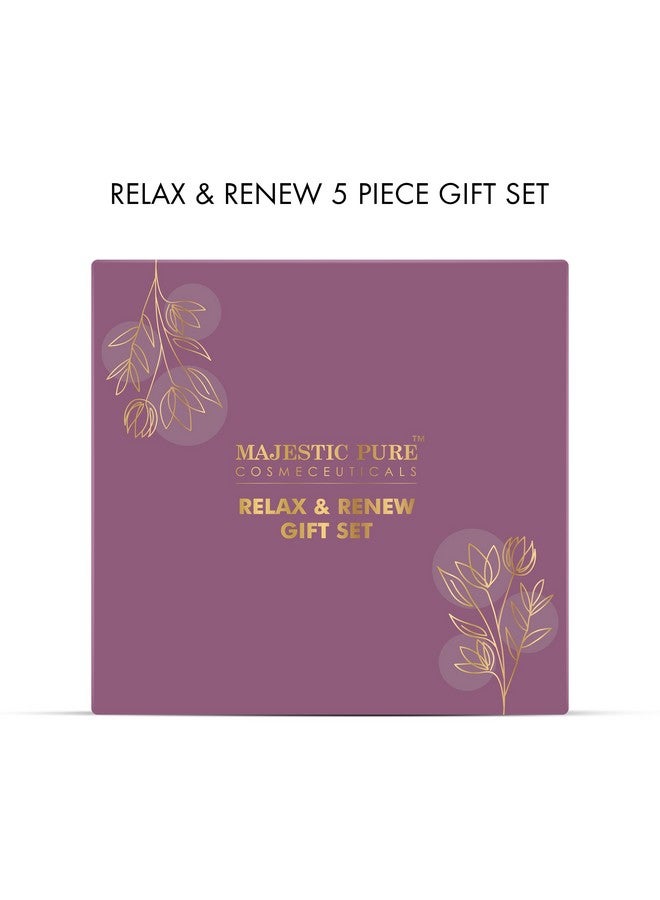 Majestic Pure Majestic Pure Gift Set set of 5- (Brazilian Orange oil 1oz, Scented Candle - 50g, Gardenia Hand Cream - 20g, Himalayan Salt Body Scrub - 160g, Gold Face Mask - 100g) - Image 2