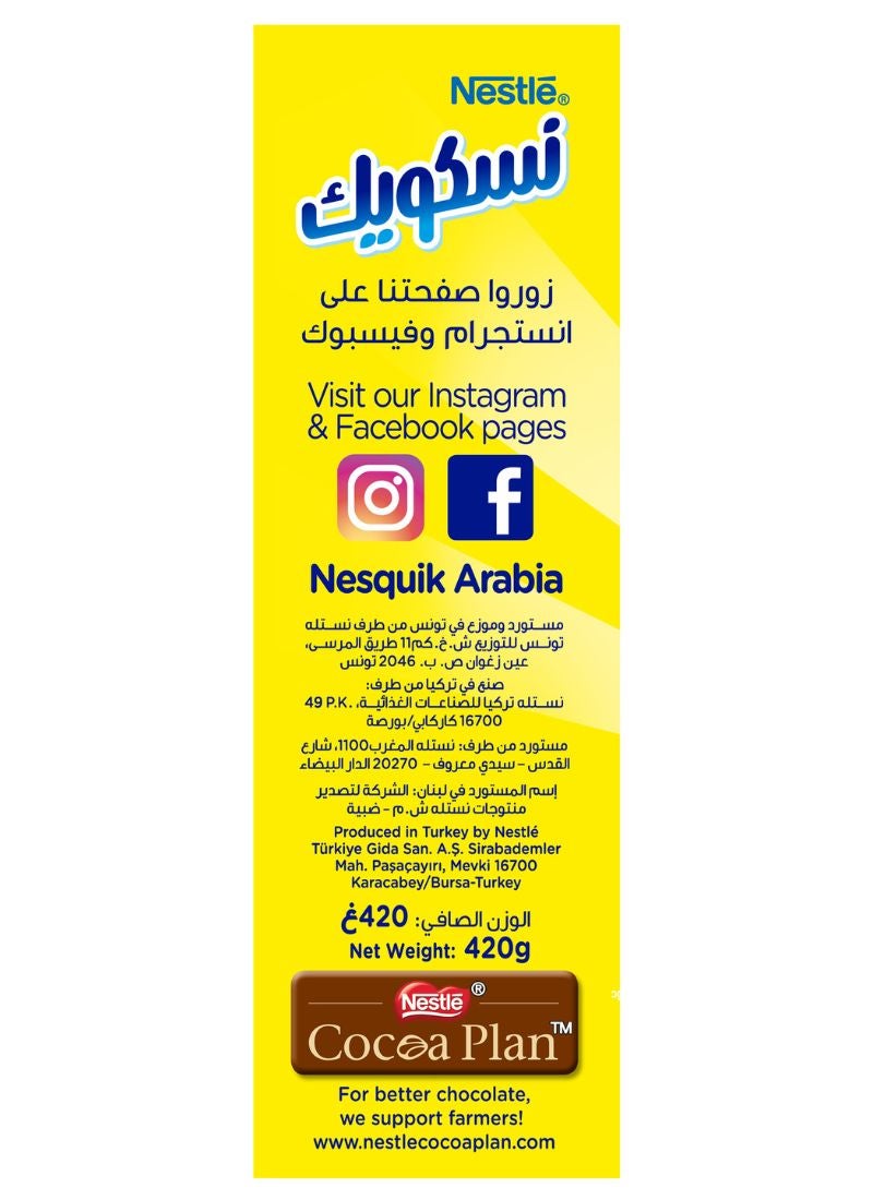 Nesquik Chocolate Milk Powder 420g - Image 4