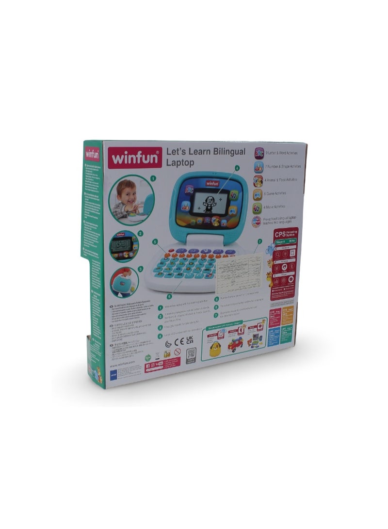 WinFun Let's Learn Bilingual Laptop - Image 2