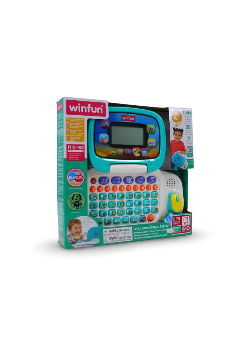 WinFun Let's Learn Bilingual Laptop - Image 1