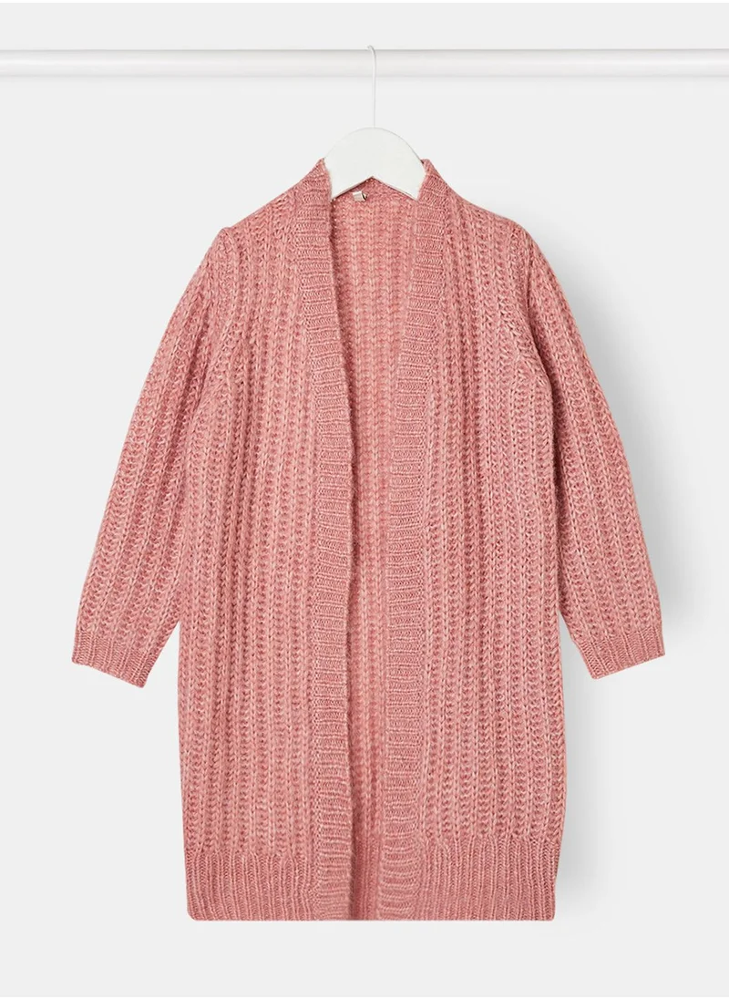 only_kids Kids Knit Long Sleeve Cardigan