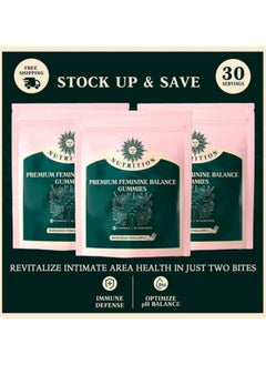 Nutrition Feminine Wellness Gummies for Women, Natural Hormonal Balance, PMS Relief, Mood and Energy Support, Vegan, Gluten-Free, Berry Flavor, 60 Gummies  - Image 5