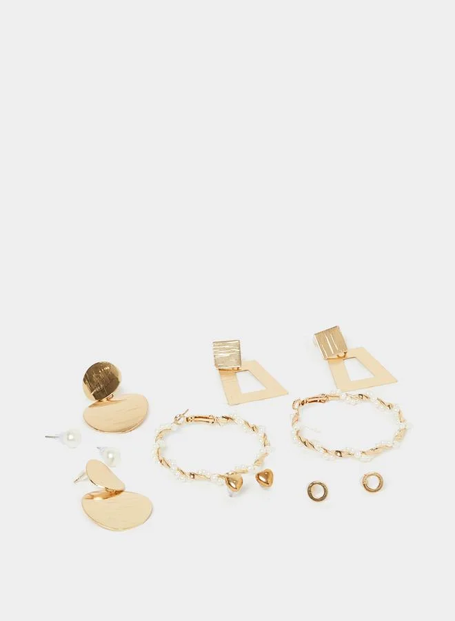 ستايلي Set of 6 - Embellished Earrings