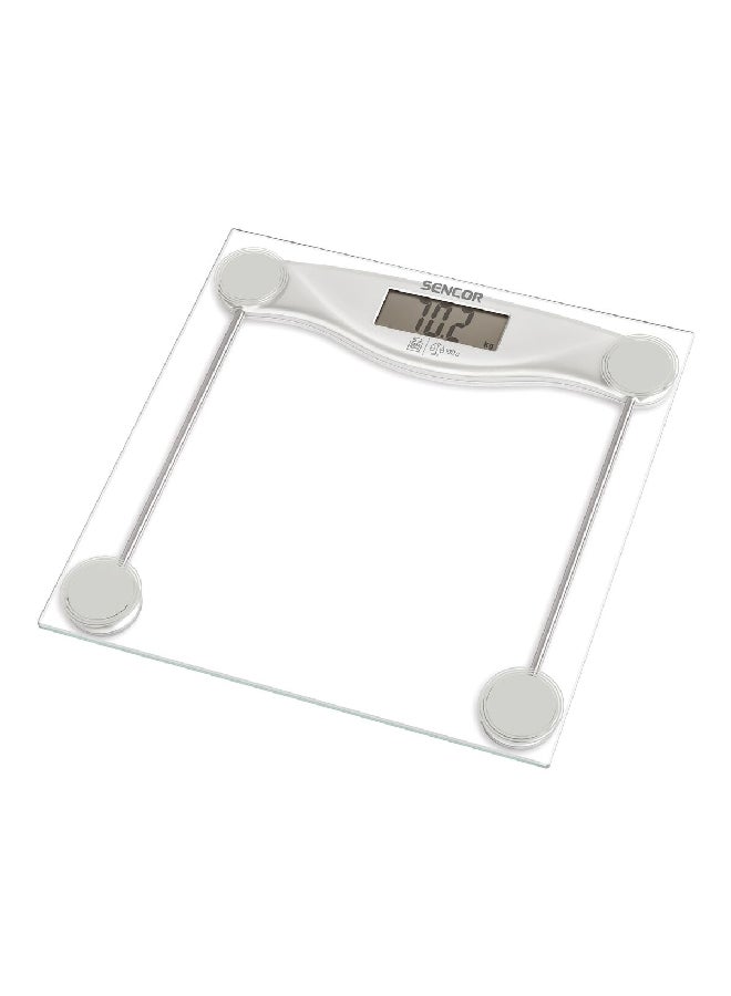 سنكور Tempered Glass LCD Display Automatic On and Shutdown Digital Scale 4.2 x 32.5 x 31.2 cm JAHSBS41005476 Clear - Image 4