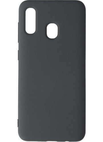 HappyCase Samsung Galaxy A20 Case Nano Velvet Silicone Inside - Gray  - Image 1