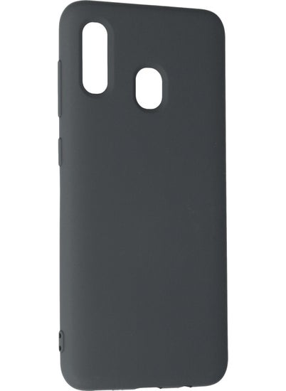 HappyCase Samsung Galaxy A20 Case Nano Velvet Silicone Inside - Gray  - Image 2