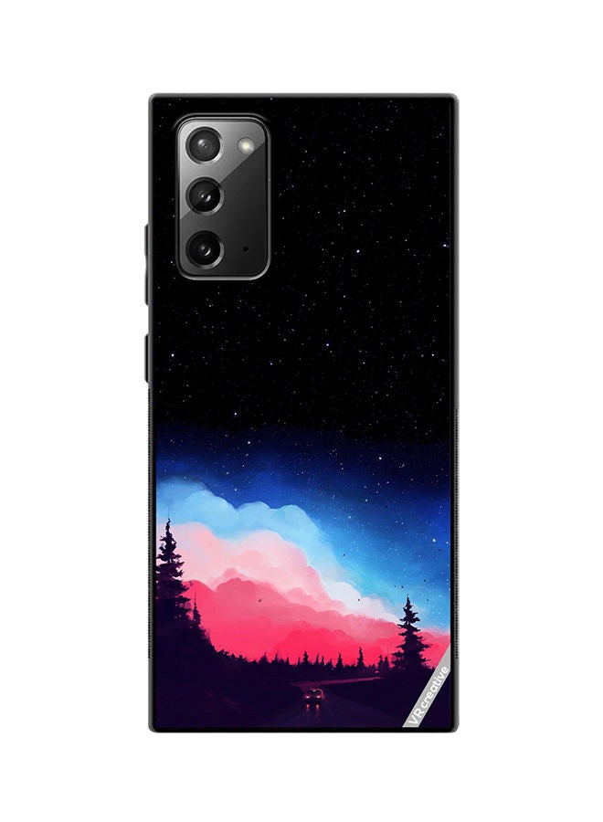 VR CREATIVE Protective Case Cover For Samsung Galaxy Note20 5G Vibrant Cloud Design Multicolour - Image 1