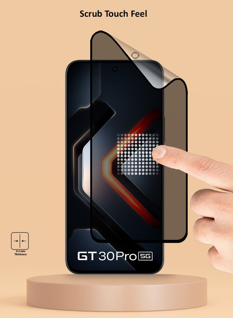 Techie Infinix GT 30 Pro 5G Privacy Screen Protector - Full Cover Matte Ceramic Privacy Screen Protector, Explosion Proof, Anti Bubble Anti-Fingerprint Easy Installation - Image 3