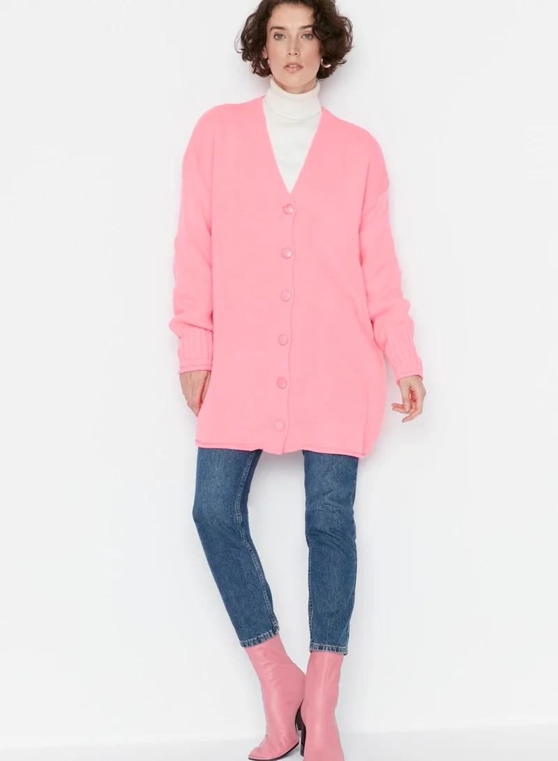 trendyol Longline Knitted Cardigan