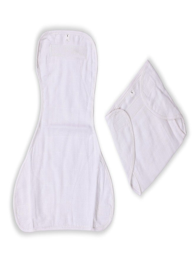 Mamma's Maternity Nappy for New Born Baby | Cotton Cloth Langot for Babies | Washable and Reusable Langots (Pack of 6) (6-9 Months) (White) - Image 3