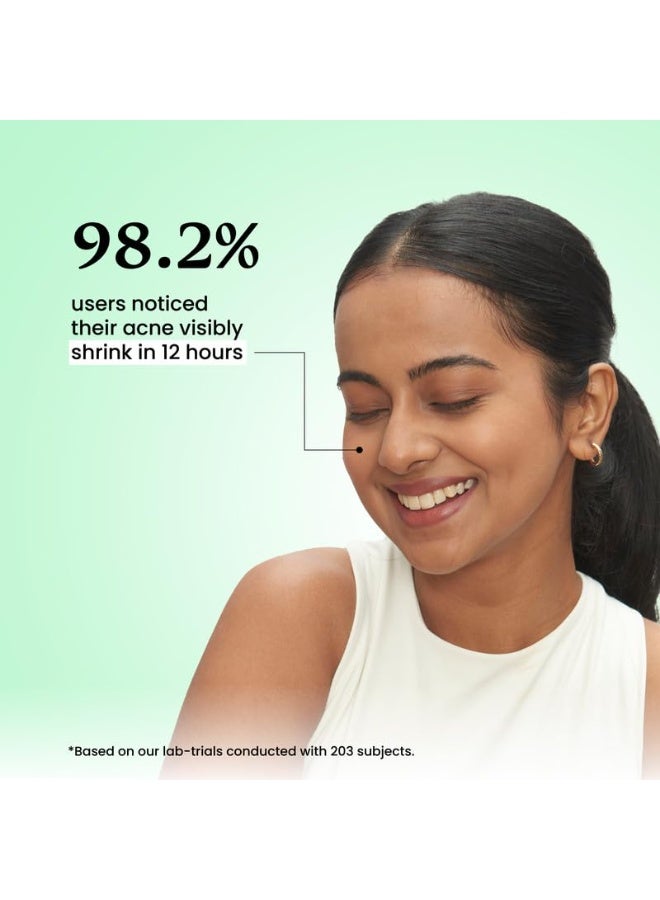 فوكستيل جل فوكستيل لعلاج حب الشباب، يحتوي على 2% حمض الساليسيليك و2% حمض الأزيليك و3% حمض الجليكوليك | يقلل البثور خلال الليل | يمنع ندبات حب الشباب | للرجال والنساء | 15 مل - Image 3