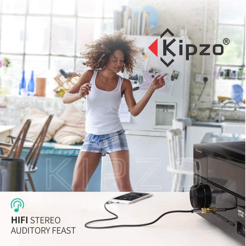 KIPZO Gold Plated 6.5 mm Male to 3.5 mm Female Jack Audio Converter Connector Adapter 3.5mm Female to 6.5mm Male Stereo Jack Headphone Adapter for Speaker, Amplifier - Image 4
