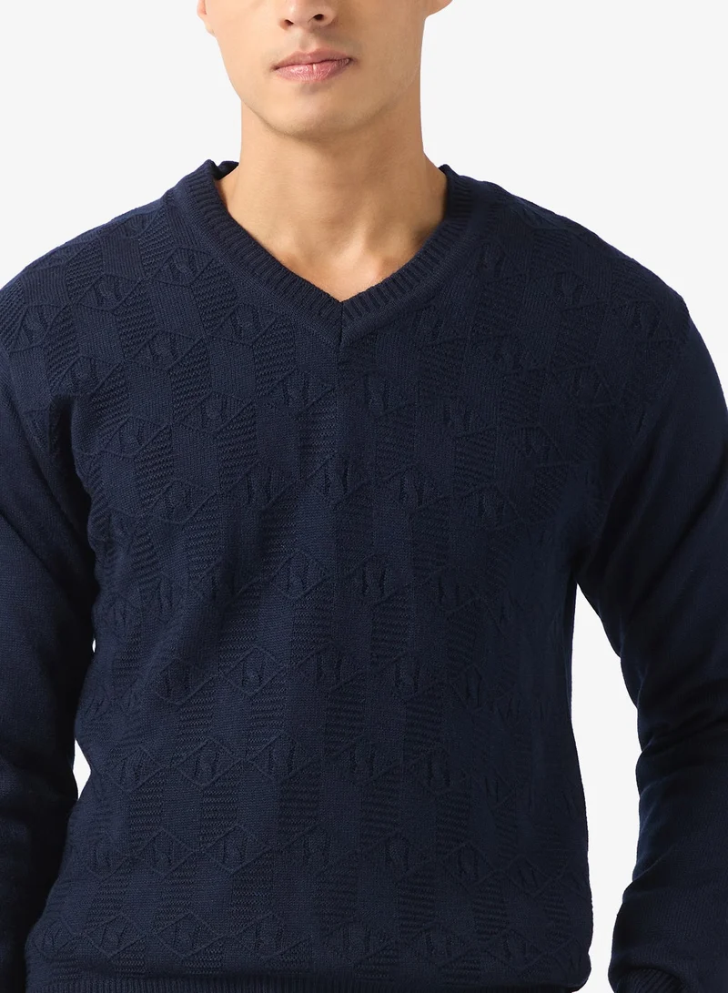 Robert Wood  Casual V Neck Pullover Sweater for Men | Best Price UAE