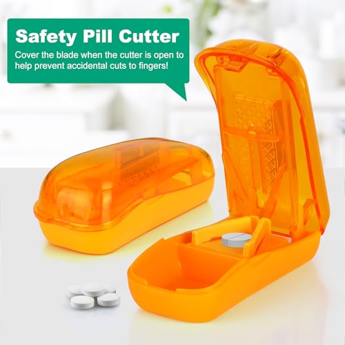 Yewltvep Monthly Pill Organizer 3X a Day with 7-Day Travel Medicine Organizing Bag, Medicine Pill Box with 32 Daily Compartments, 31 Day Pill Holder 30 Day Pill Case for Vitamin, Supplement and Medication - Image 3