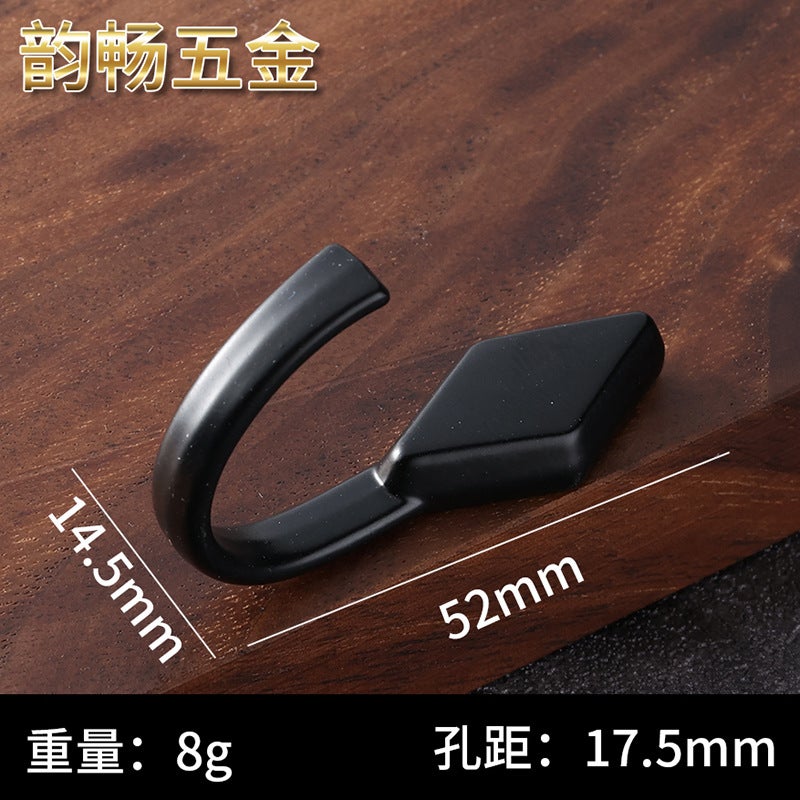 general Zinc Alloy Single Coat Hook Antique Style Wall Mount for Clothes Scarves - Image 1