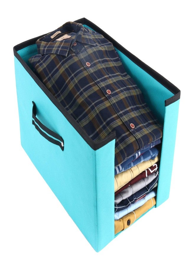 SHREY CREATION Premium Non Woven Shirt Stacker/Shirt Organizer Wardrobe Organizer (Pack Of 1, Reliance Green) - Image 1