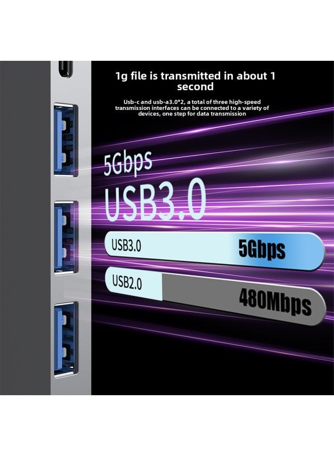 Dock 7-in -1 Usb3.0 For Apple Computer Converter Splitter Expansion Dock Adapter Adapter-Number Of Interfaces:7 - Image 4