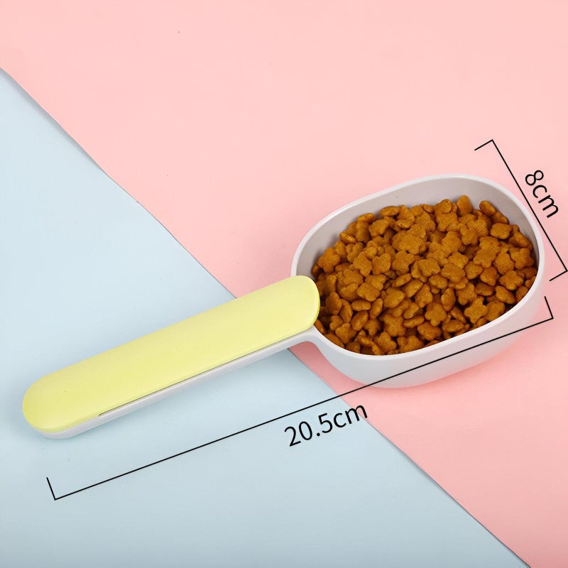 Kitchen spoons - 7.9 in large plastic spoons with a rice scoop design, vibrant colors, multi -use for flour, whole grains, bread, food processing for pets in commercial cooking and home (4pcs) - Image 4