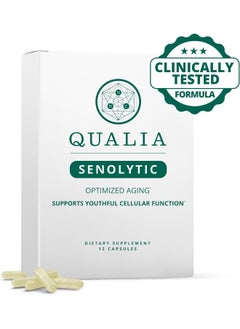 NEUROHACKER COLLECTIVE Qualia Senolytic Supplement, Fisetin, Quercetin, Piperlongumin & More, Aging Supplement That Supports Optimal Cell Repair & Rejuvenation, Naturally Eliminate Zombie Cells, Capsules, 1 Box  - Image 1