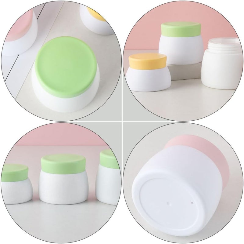 IMIKEYA 9pcs 30g Pp Double-layer Empty Cream Jars Travel Makeup Containers Cosmetic Dispensing Boxes with Lids for Skincare and Lotion Storage - Image 3