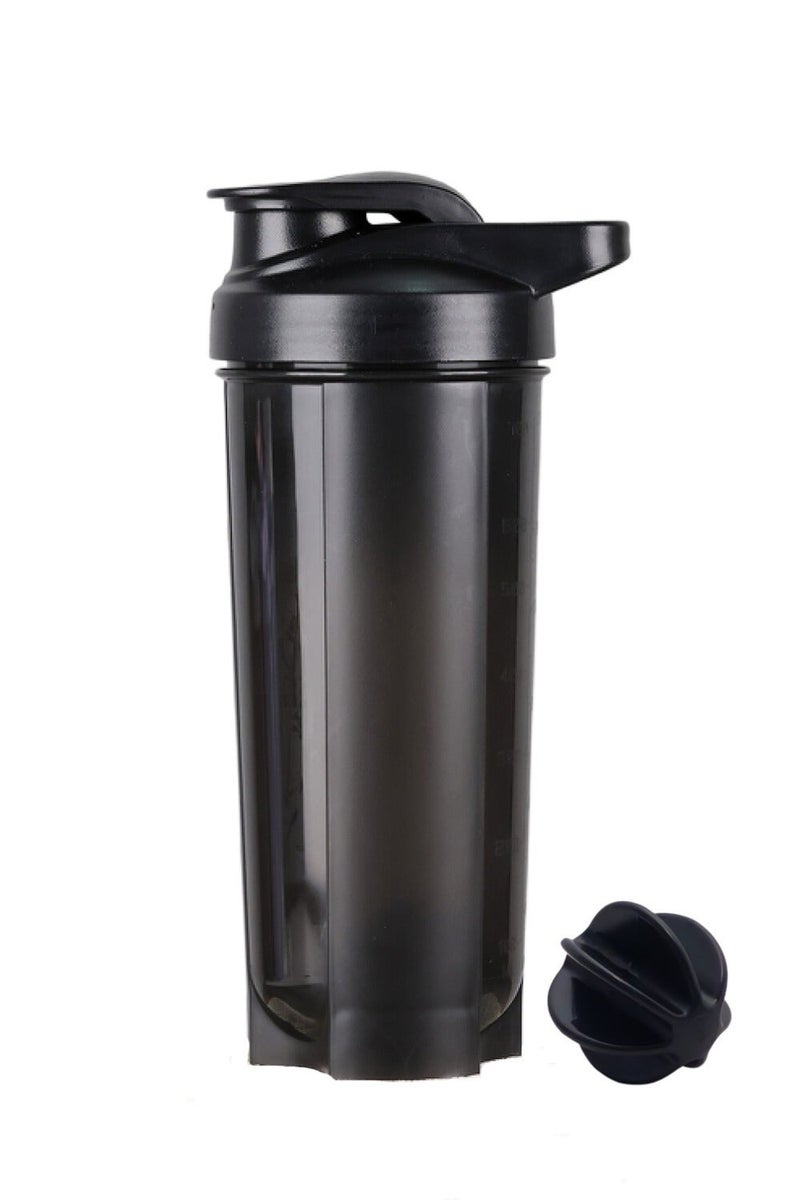 زجاجة خلط البروتين بخلاط مقاومة للتسرب مع خلاط معدني مثالية لمزج المكملات بسعة 700 مل - Image 1