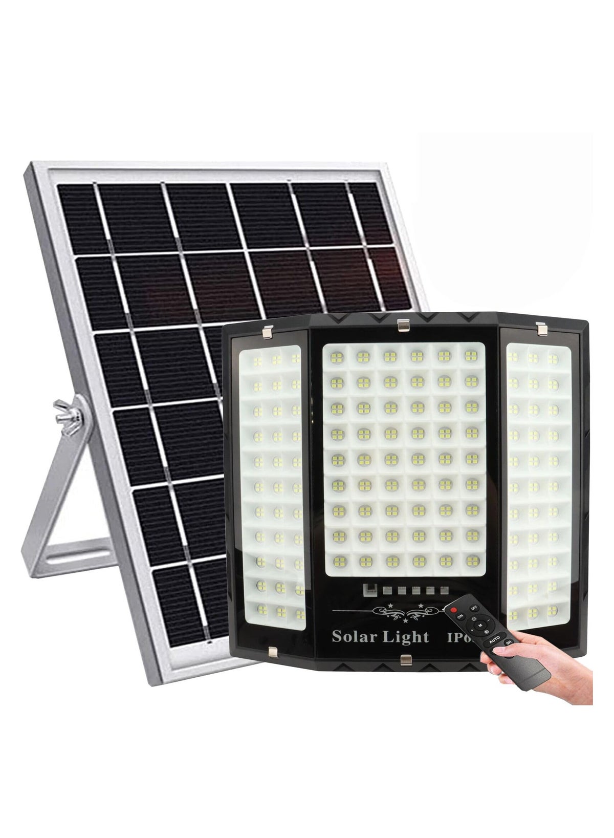 Sunbmebge 200W Solar Outdoor Light with Remote Control,Solar Flood ...