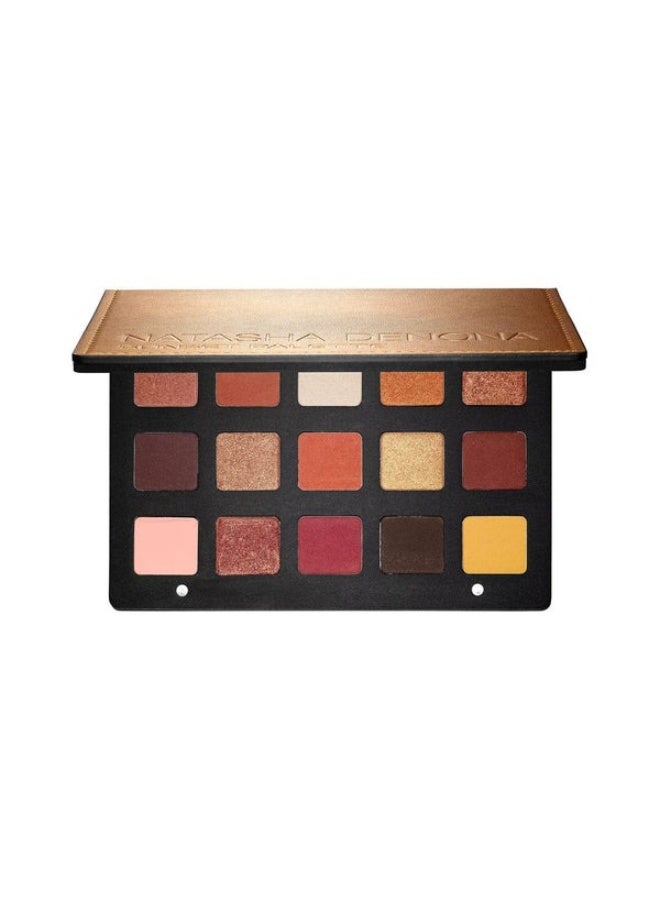 ناتاشا دينونا لوحة ظلال العيون ناتاشا دينونا سانسيت - لوحة ظلال العيون ذات 15 قطعة ذات لون دافئ (2.5 جم / 0.08 أونصة لكل منها) - Image 1