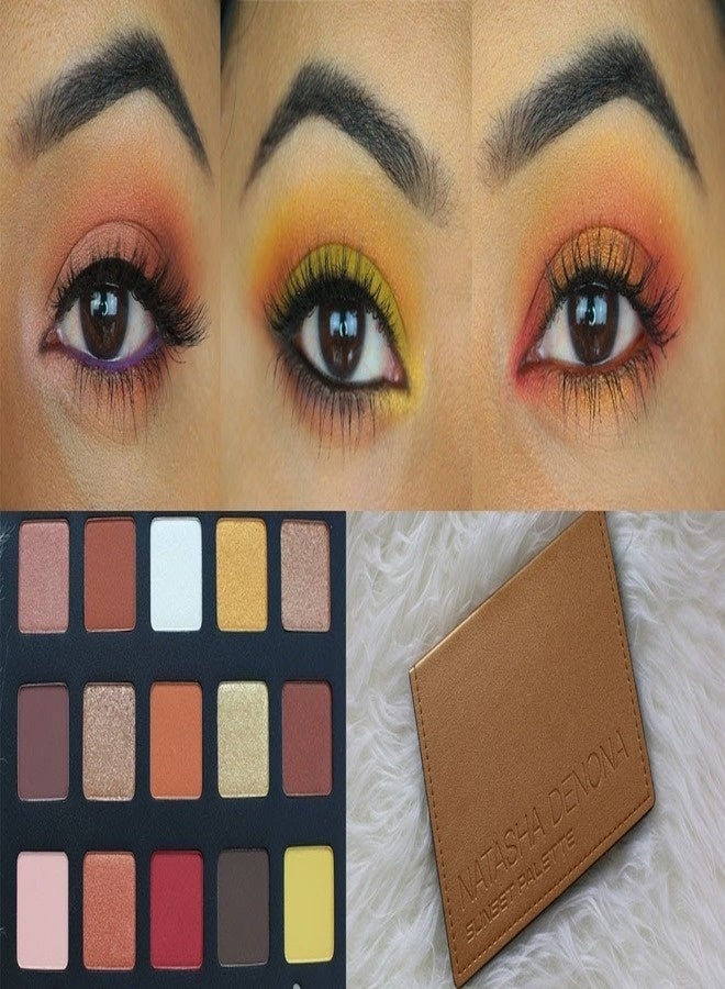 ناتاشا دينونا لوحة ظلال العيون ناتاشا دينونا سانسيت - لوحة ظلال العيون ذات 15 قطعة ذات لون دافئ (2.5 جم / 0.08 أونصة لكل منها) - Image 2