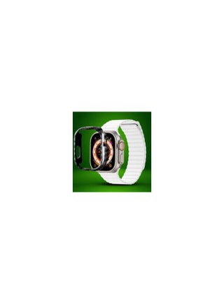 2 Packs For Apple Watch Band 49mm Leather Loop Band Magnetic Watch Strap Wristband and Carbon Fiber Cup Holder White - pzsku/Z78ACAAF23ACC5940605FZ/45/_/1737511156/948607b1-82c8-4a70-bed9-8be3e2becb1e