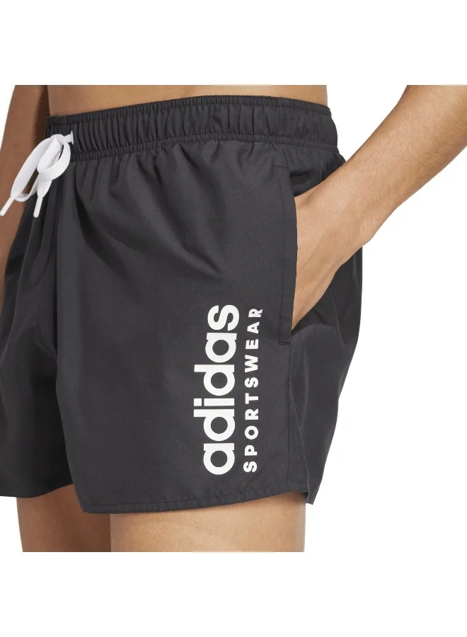 Adidas essentials logo clx s very length men swim shorts