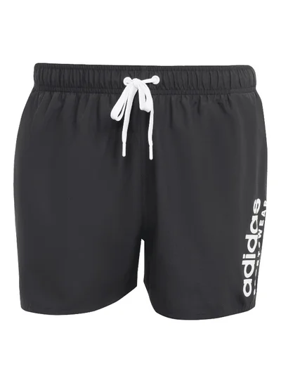 adidas شورت سباحة رجالي Essentials CLX S بطول عادي بشعار