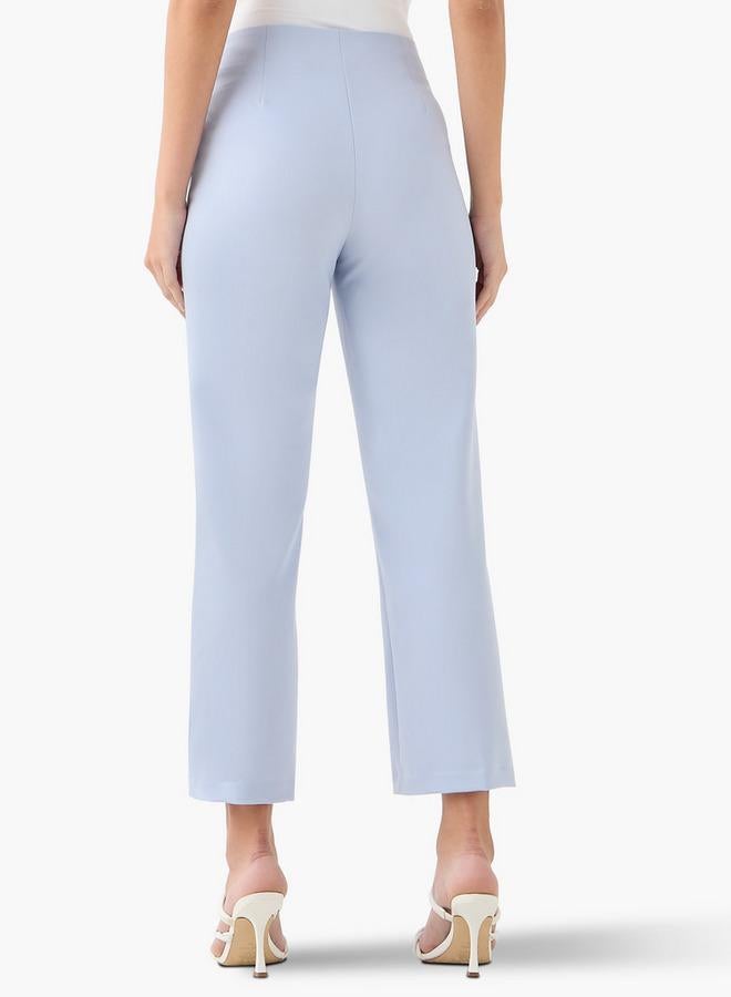 ايكونيك بنطلون بقصة عادية مع سحاب - Image 3