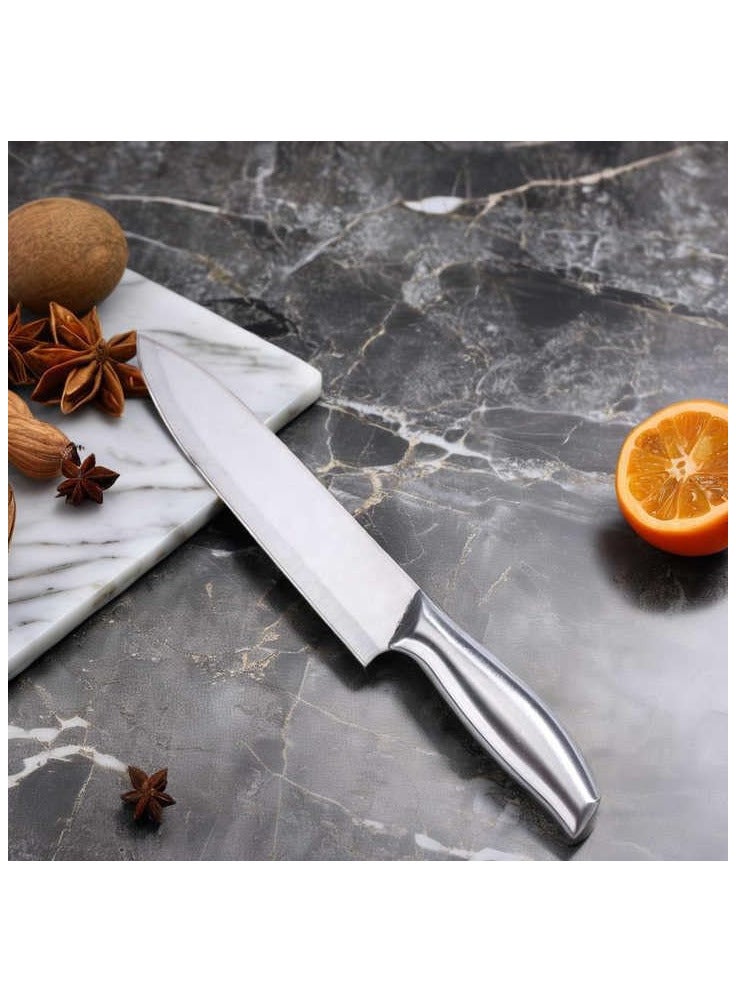 ECVV Kitchen Knife with Stainless Handle - Kitchen Sharp Knife Stainless Steel Blade For Fish Cutting | Meat Cutting | Suitable for Home and Retaurant  - Image 1