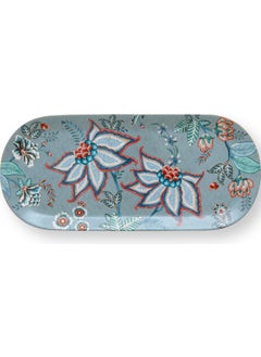 Pip Studio Flower Festival Blue Oval Serving Plate 33 cm  - Image 1