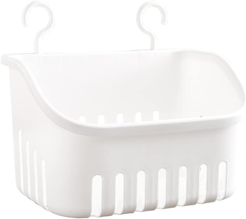 comfrt Wall Shower Basket Shower Caddy Basket Hanging Toiletry Bin Plastic Organizer Tote Sundries Grocery Holders Kitchen Storage Baskets for Bathroom Dorm Room Gym S - Image 1