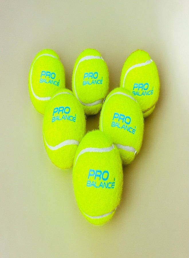 WOODS PRO Balance Premium Cricket Tennis Balls (Yellow, Pack of 6) - Image 5