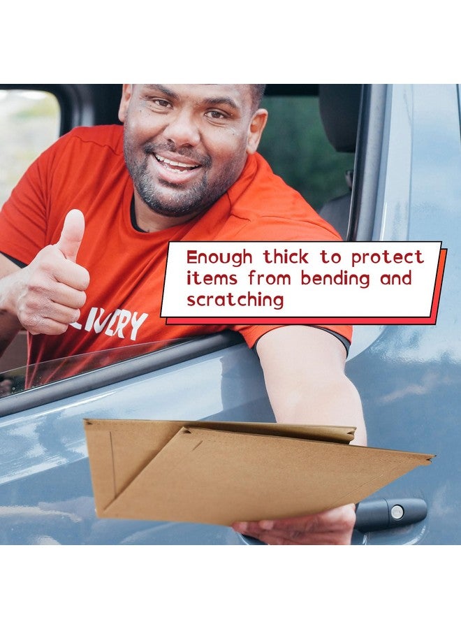 Fainne 200 Pieces 6X8 Inches Lightweight Photo Mailer Self Adhesive Cardboard Mailers Document Mailers Standard Envelope 250Gsm Shipping Envelopes Photography Mailers For Documents, Cd(Kraft Color) - Image 5