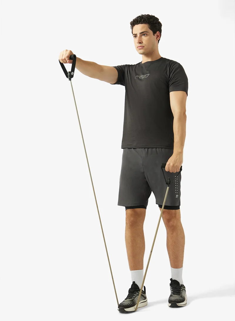 FRWD 2 in 1 shorts with decorative prints