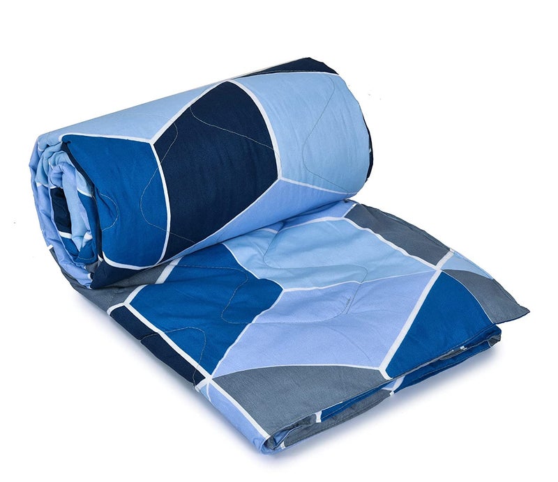 RRC Super Soft Microfiber Quilted Comforter,Quilt Bed Cover for Double,90X100(Inches) King Size Bed Luxury Breathable 220 GSM Cozy Super Soft Printed Comforter - Image 3
