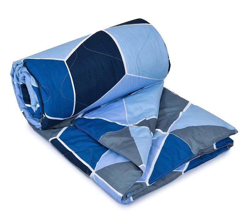 RRC Super Soft Microfiber Quilted Comforter,Quilt Bed Cover for Double,90X100(Inches) King Size Bed Luxury Breathable 220 GSM Cozy Super Soft Printed Comforter - Image 4