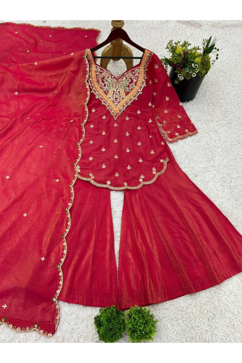 كرتي شيمار حرير شراة ودوبتة - HRT3360 - XL - Image 5