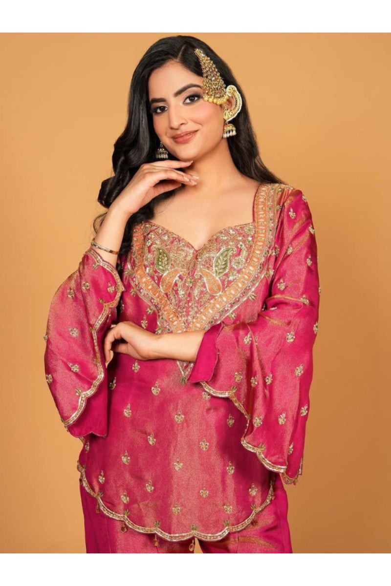 كرتي شيمار حرير شراة ودوبتة - HRT3360 - XL - Image 2